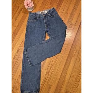 Levis Strauss Signature Jeans Men's Sz. 30x30* Blue Relaxed Fit Flap Pockets